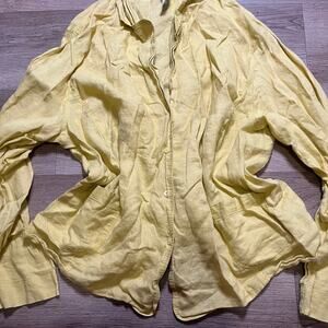 Yellow Women’s Button Down
